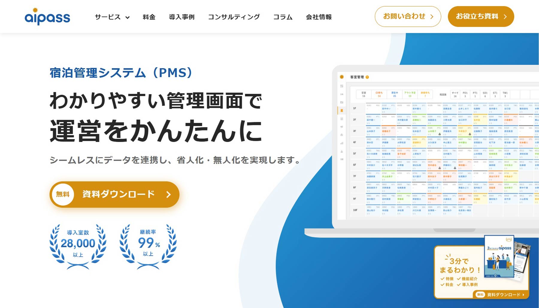 aipass for hotels公式Webサイト