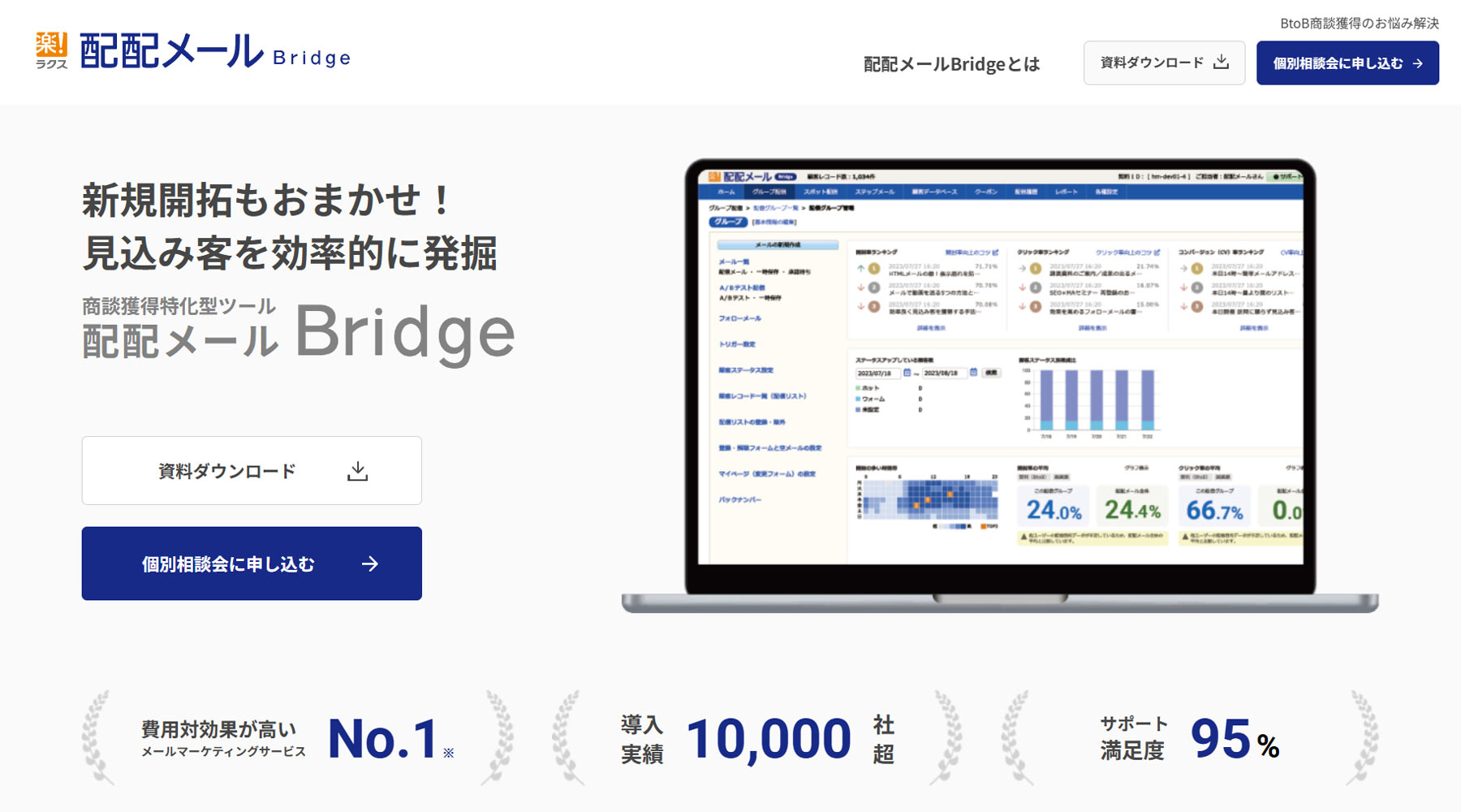 配配メールBridge公式Webサイト