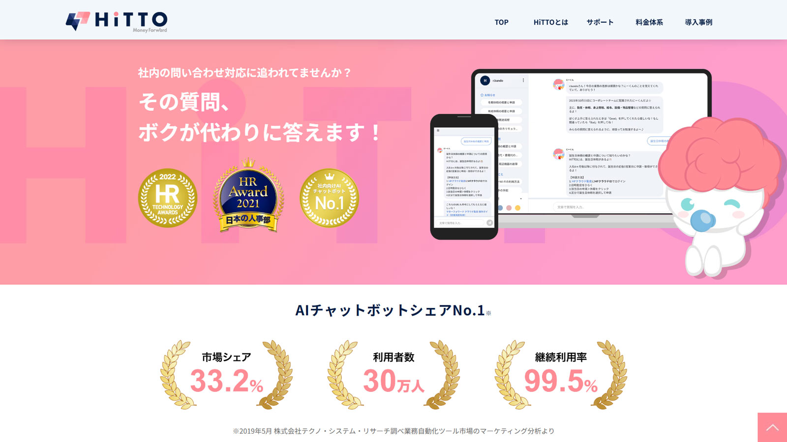 HiTTO公式Webサイト