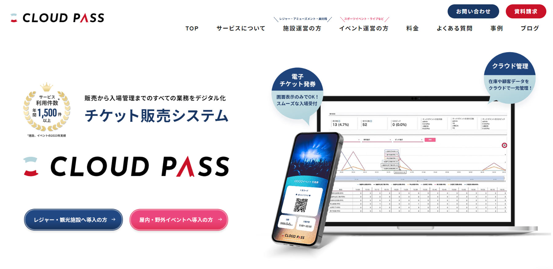 CLOUD PASS公式Webサイト