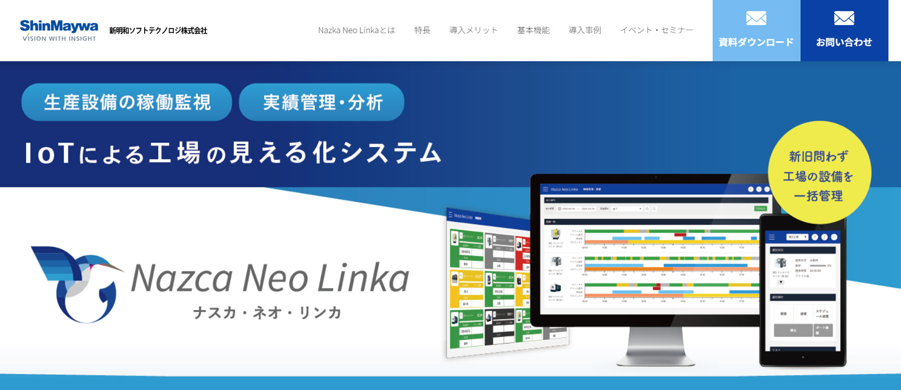 Nazca Neo Linka公式Webサイト