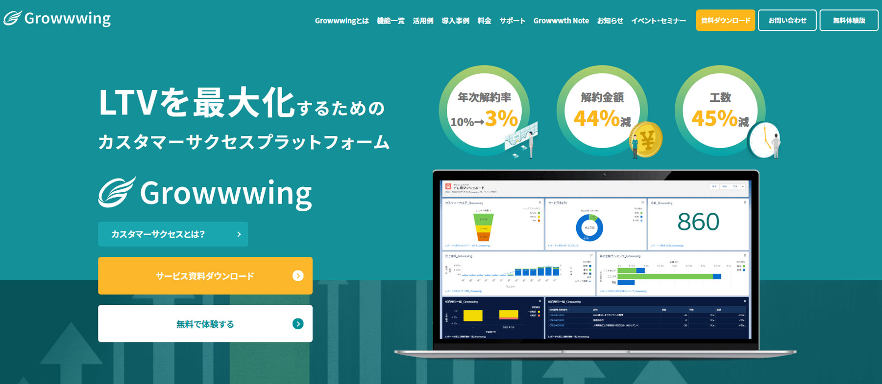 Growwwing公式Webサイト