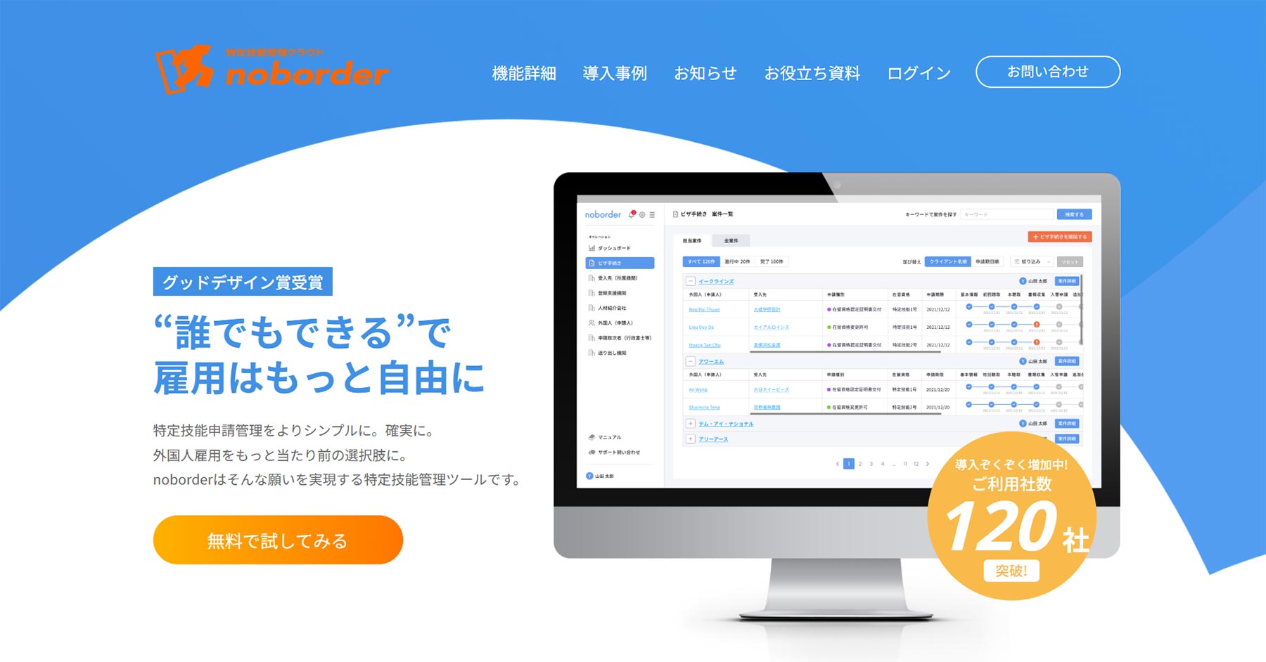 noborder_サービス資料表紙