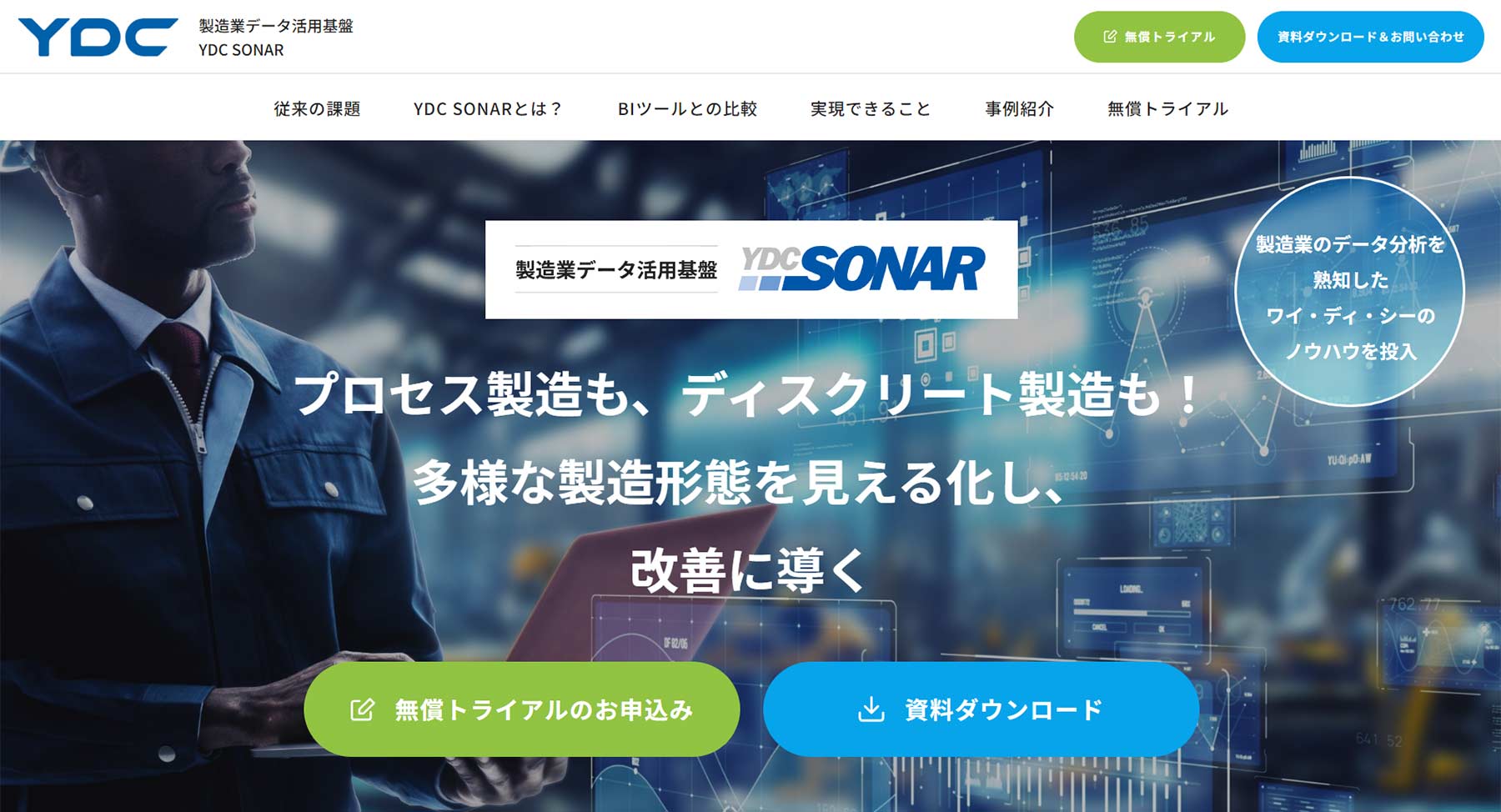 YDC SONAR公式Webサイト