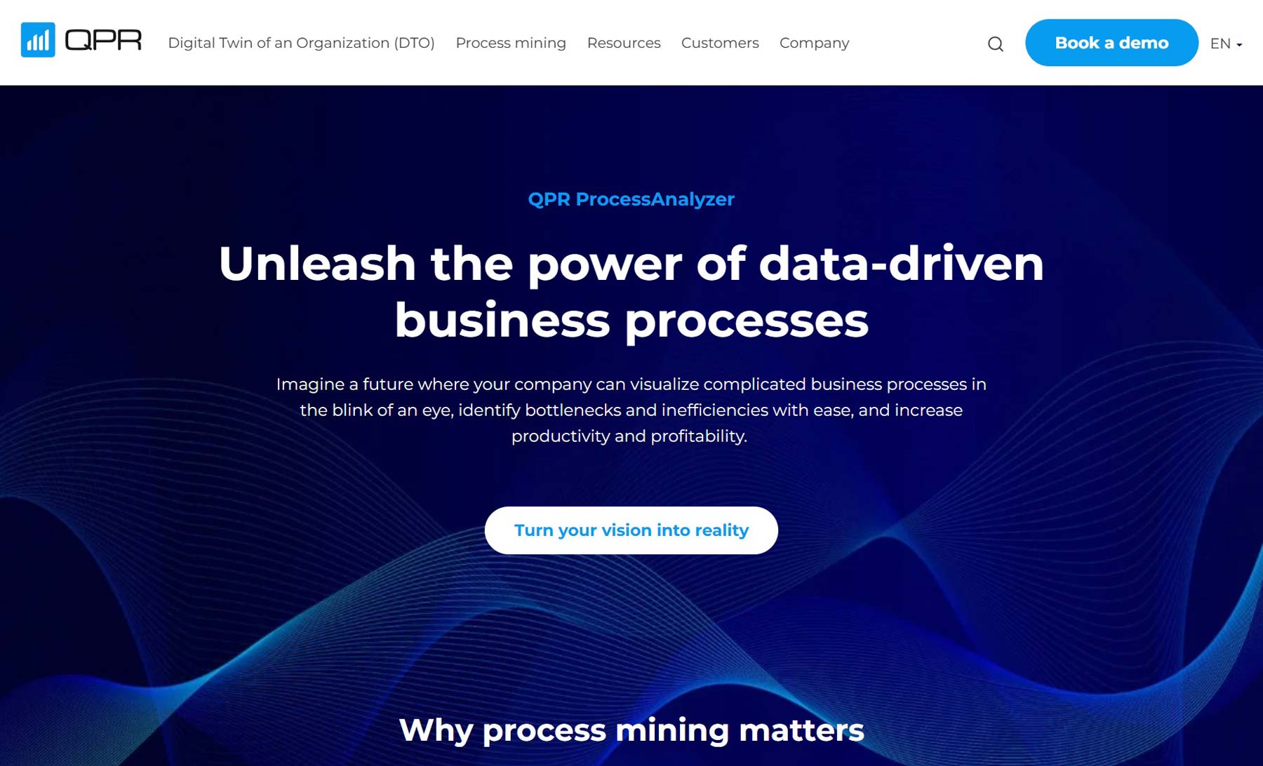 QPR Process Analyzer公式Webサイト