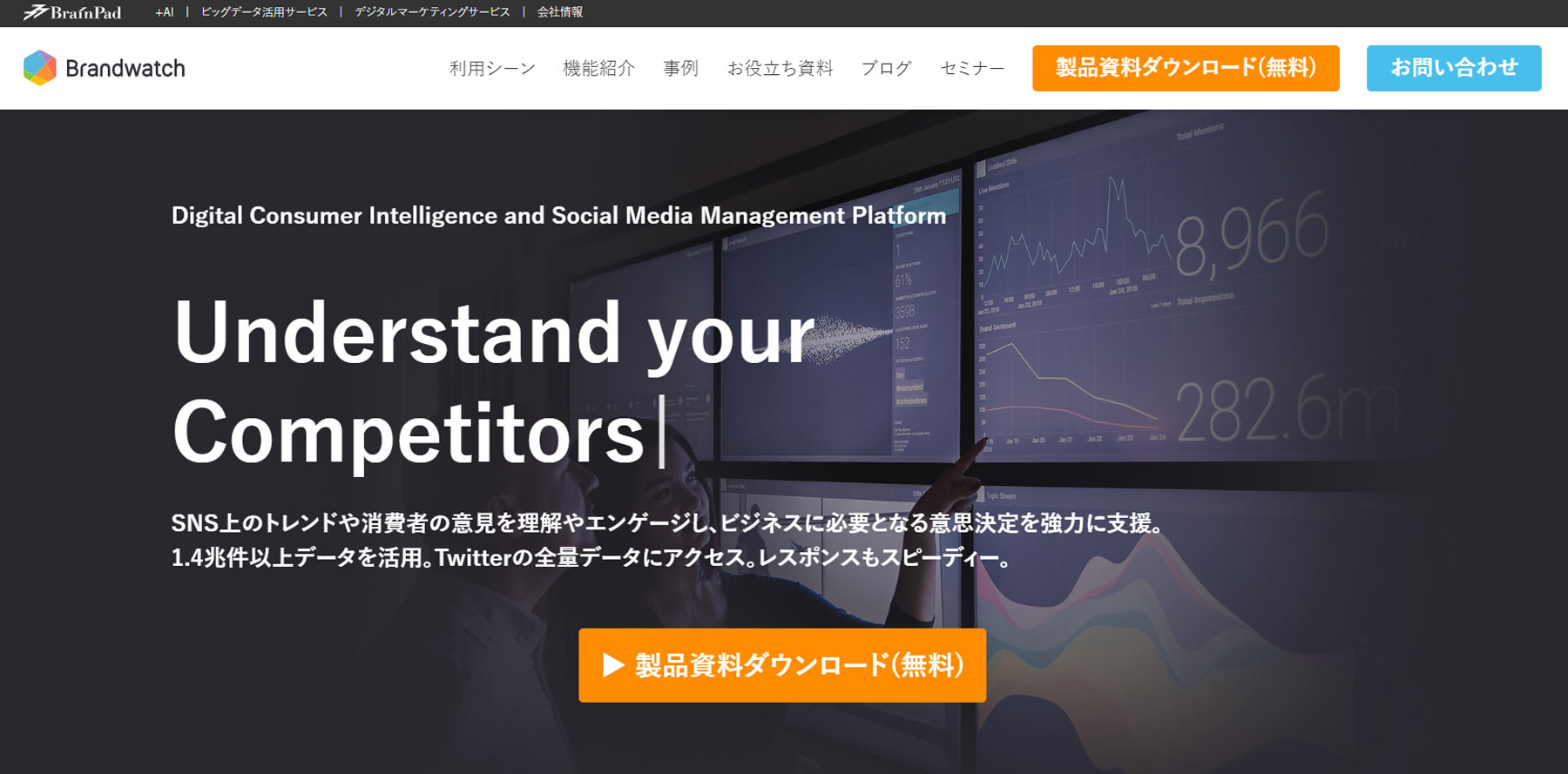 Brandwatch公式Webサイト