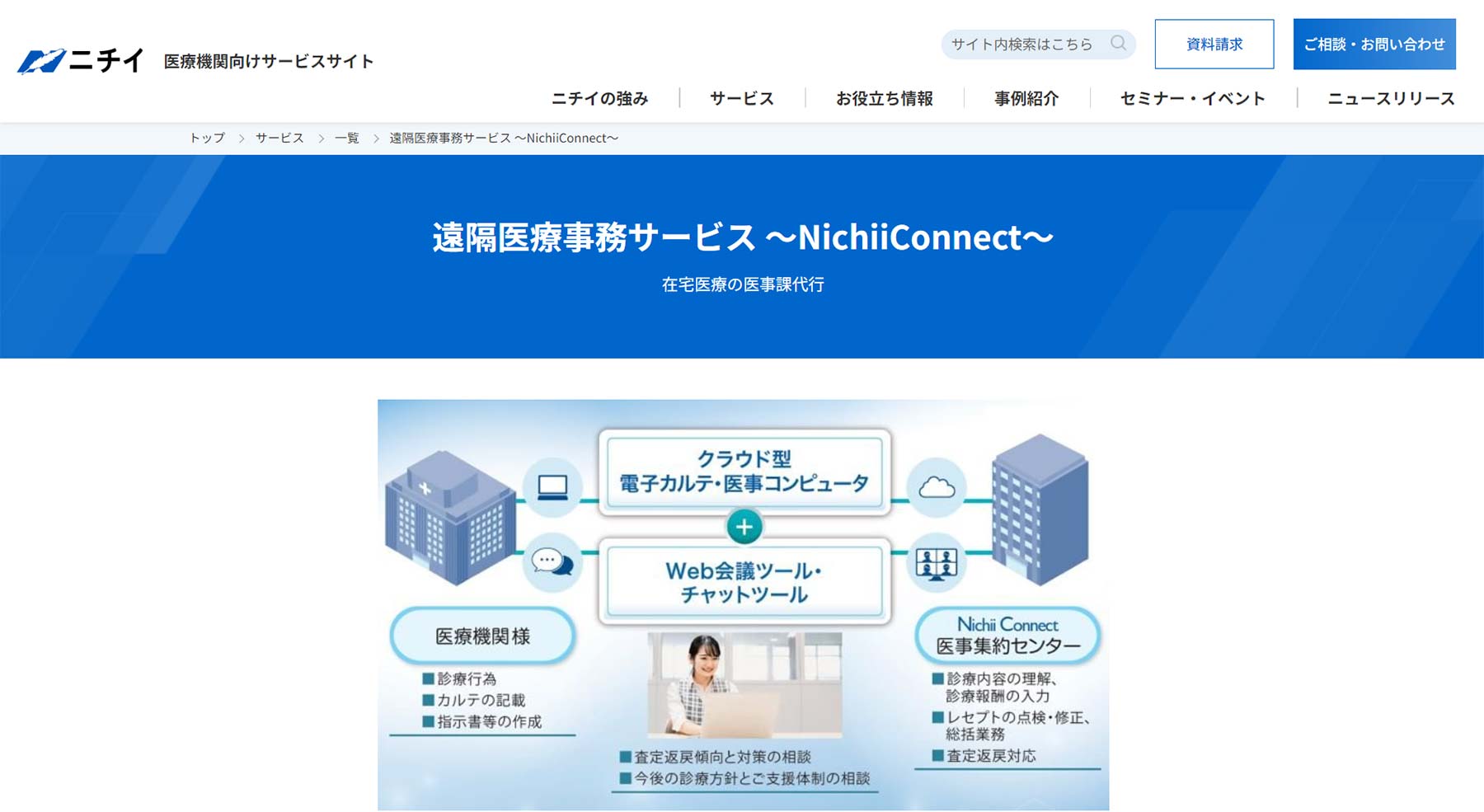 NichiiConnect公式Webサイト