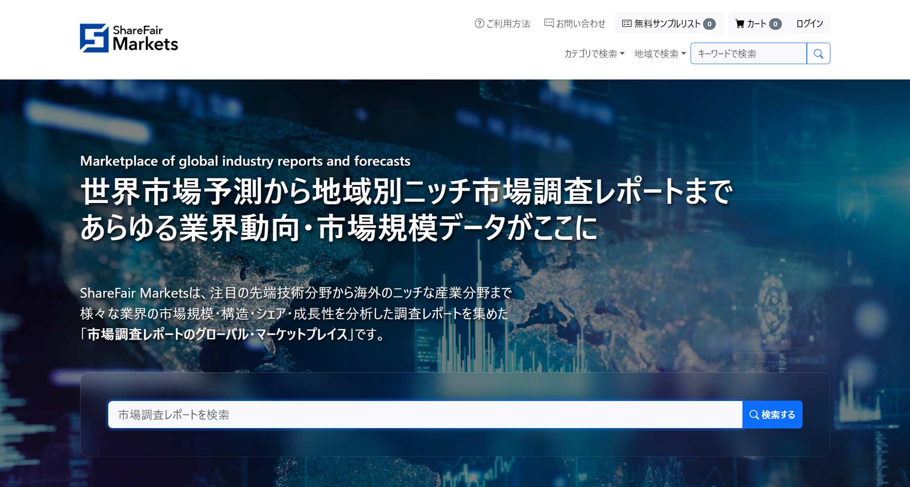 ShareFair Markets公式Webサイト