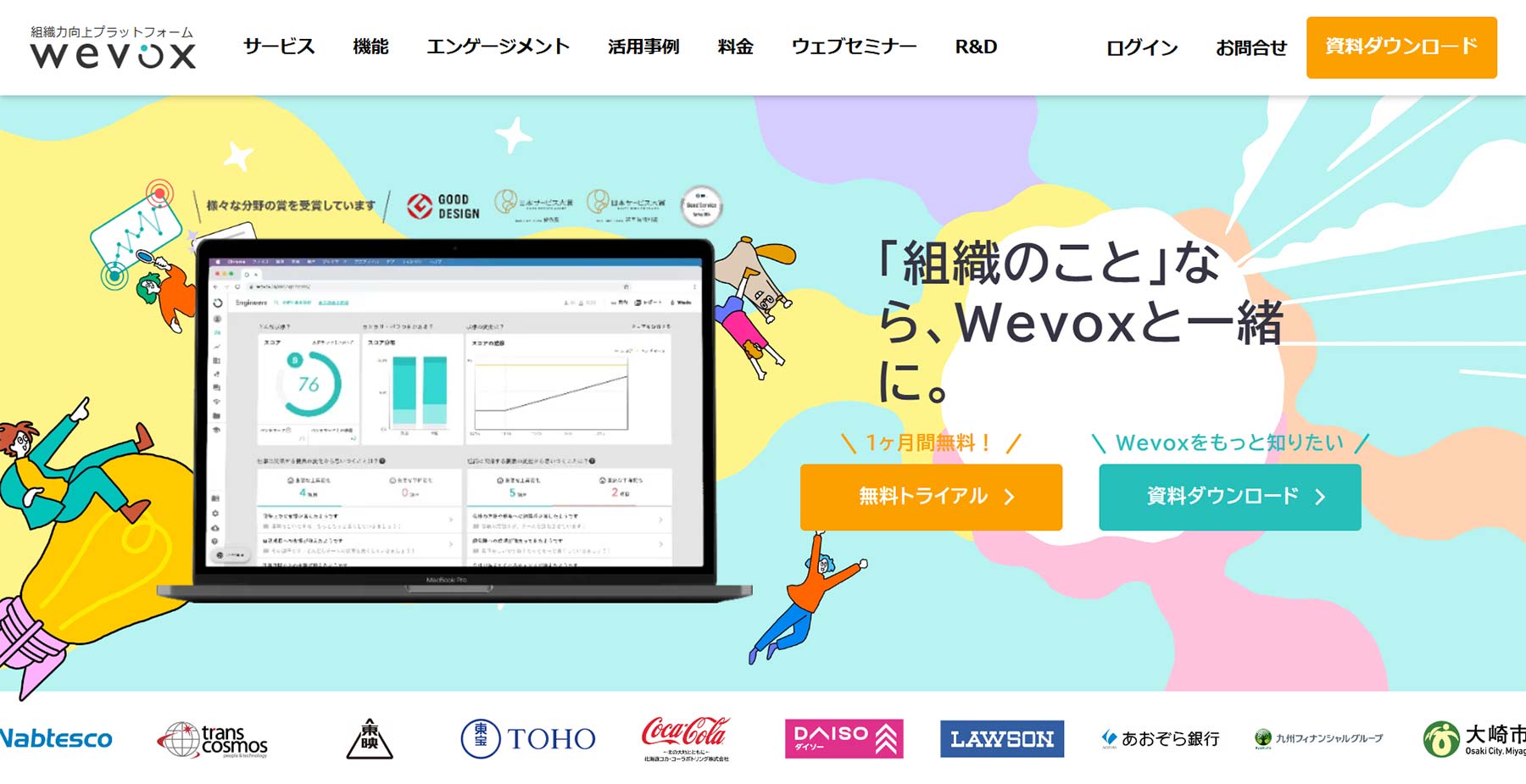 Wevox公式Webサイト