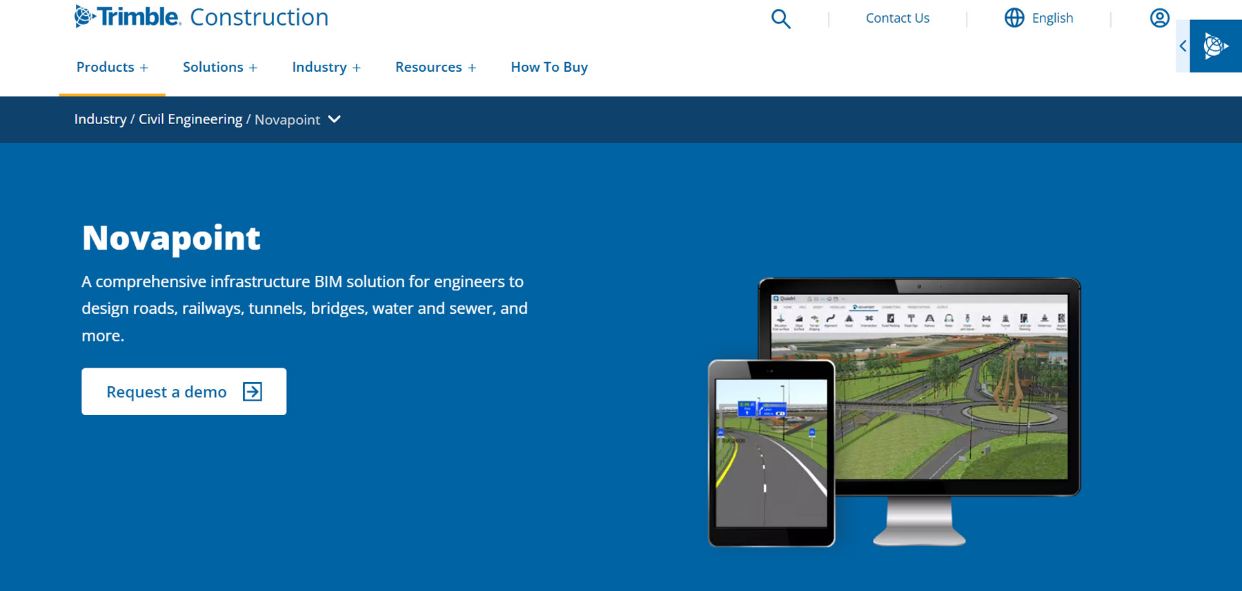 Trimble Novapoint公式Webサイト