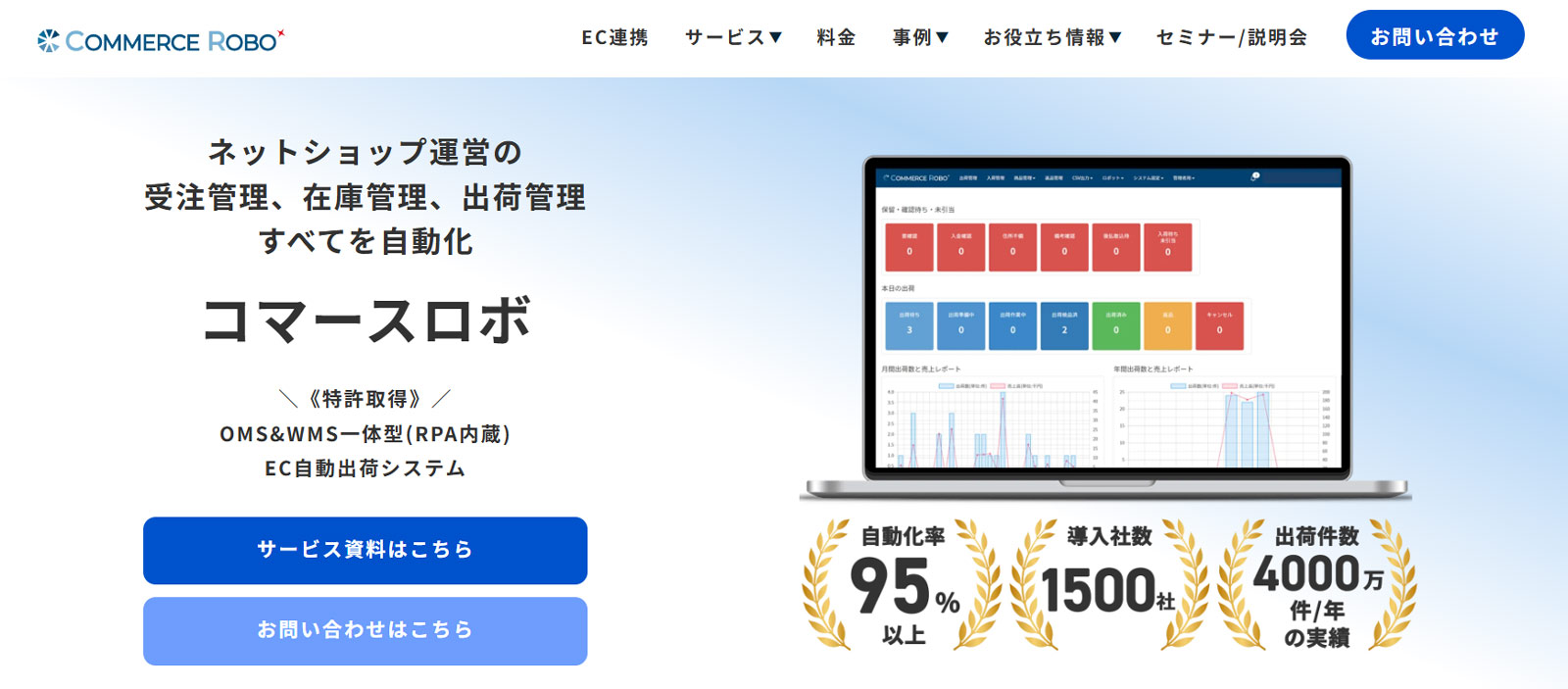 コマースロボ公式Webサイト