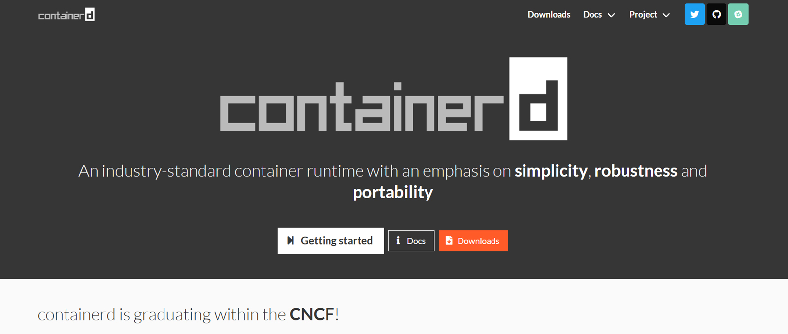 containerd公式Webサイト